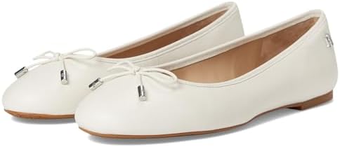 Amazon.com | Lauren Ralph Lauren Jayna Woven Leather Flat Deep